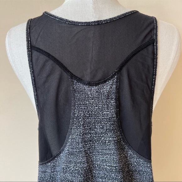 Lululemon patterned mesh back racerback athletic tank sleeveless 5472 - Picture 5 of 6